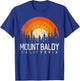 Mount Baldy California CA Shirt Vintage 70s 80s Retro Gift T-Shirt - T-Shirt | Royal