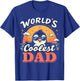 World's Coolest Dad Penguin Dad Penguin T-Shirt - T-Shirt | Royal
