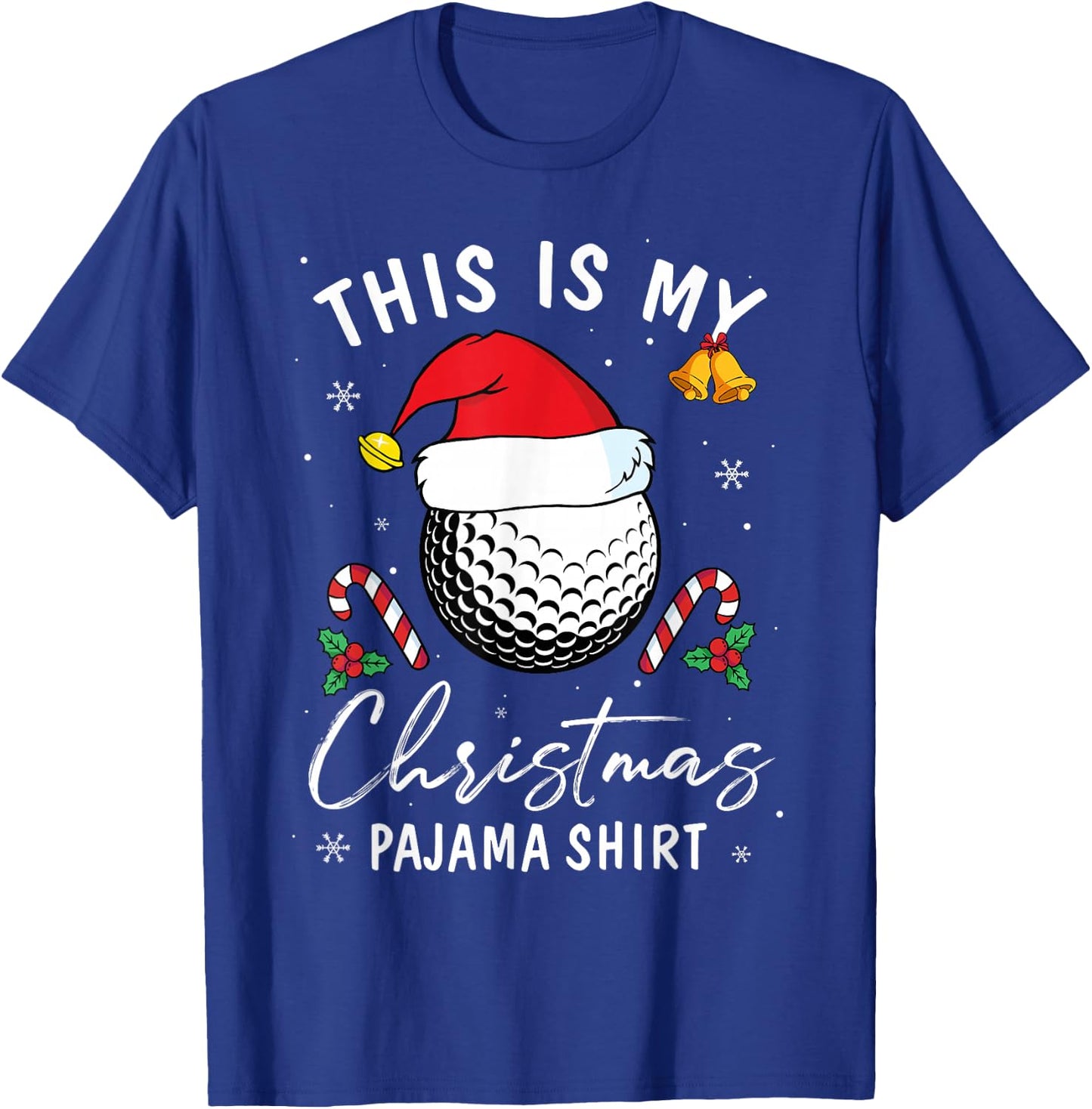 This Is My Christmas Pajama Shirt Golf Lovers Sport Player T-Shirt - T-Shirt | Royal