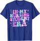 Groovy In My Nursing Student Era Nursing Future Nurse T-Shirt - T-Shirt | Royal
