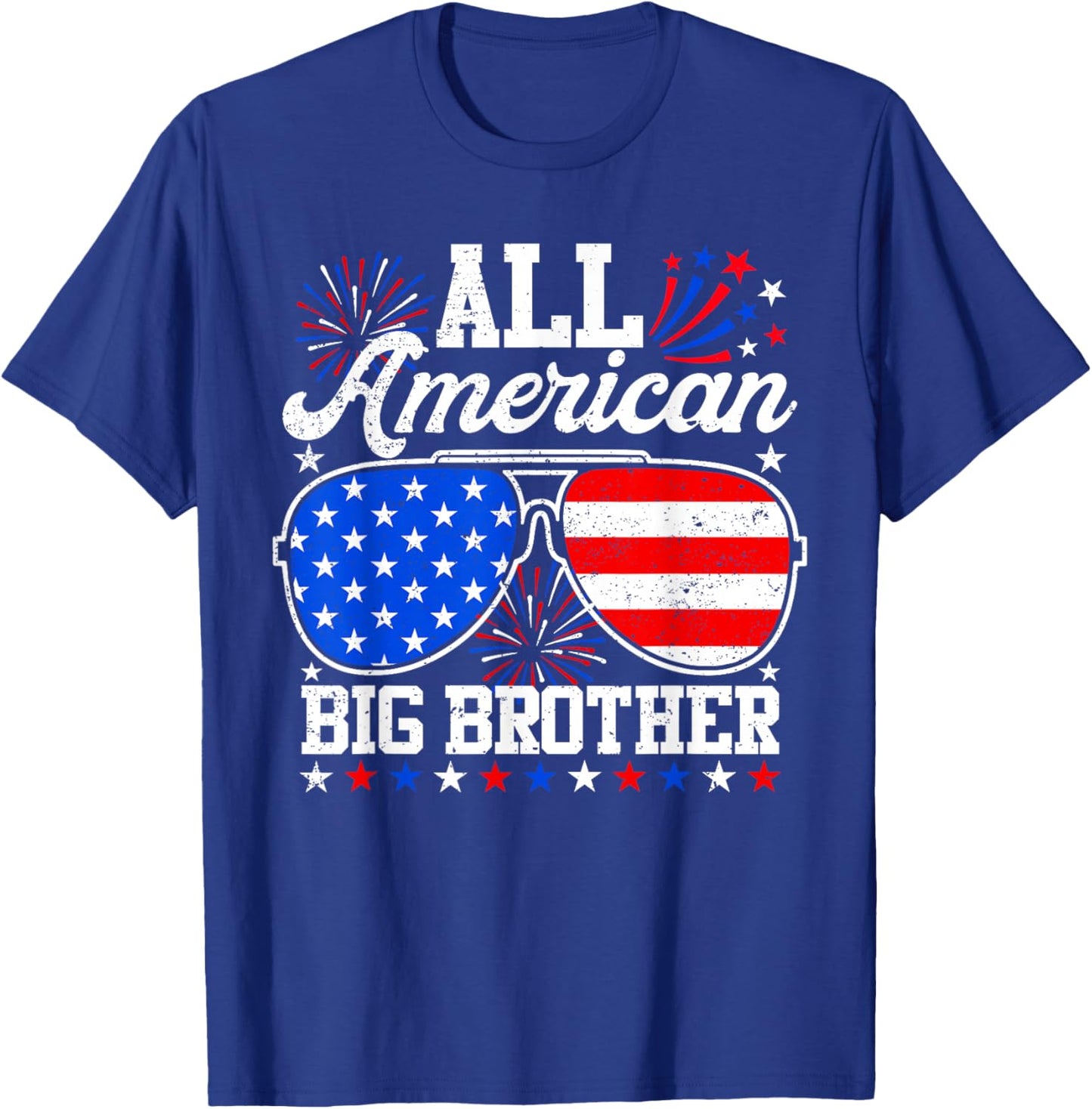 All American Big Brother 4th of July Family Matching T-Shirt - T-Shirt | Royal