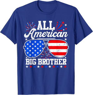 All American Big Brother 4th of July Family Matching T-Shirt - T-Shirt | Royal