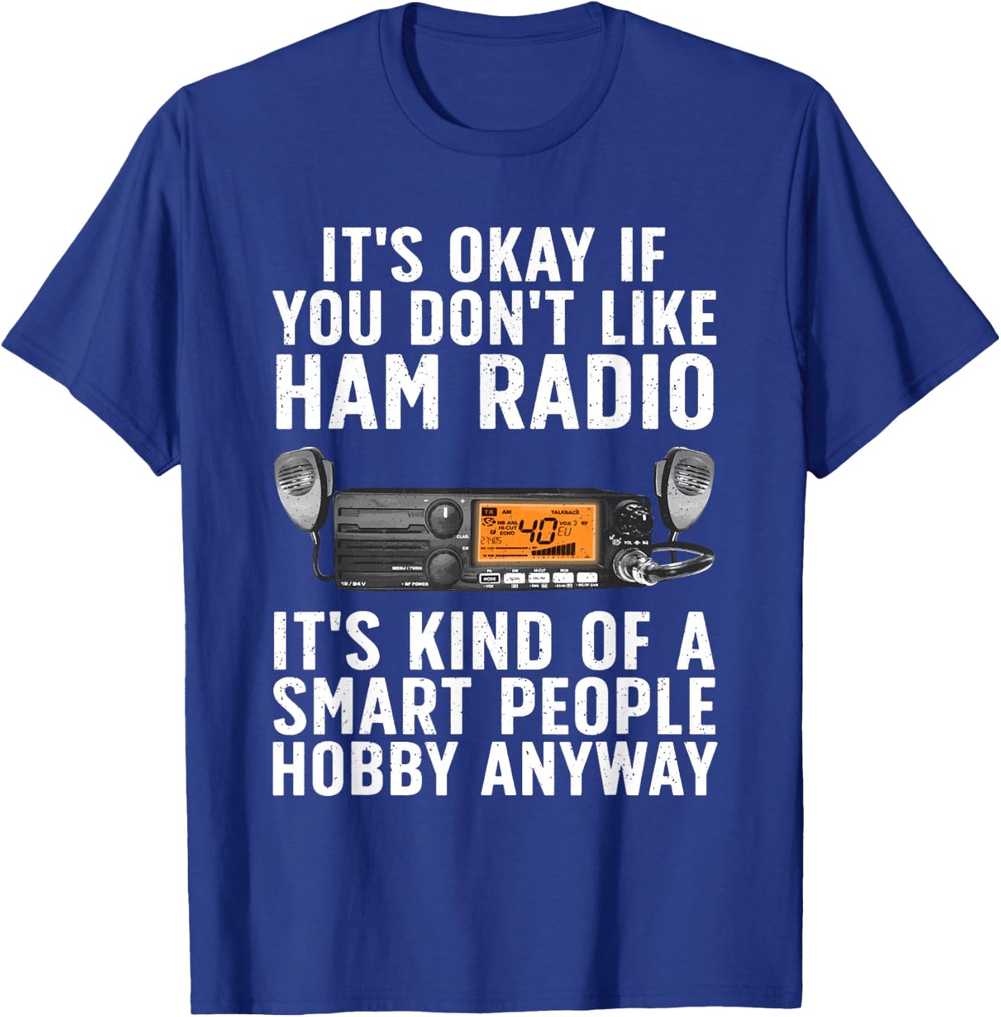 Funny Ham Radio Art Women Amateur Radio Ham Operator T-Shirt - T-Shirt | Royal