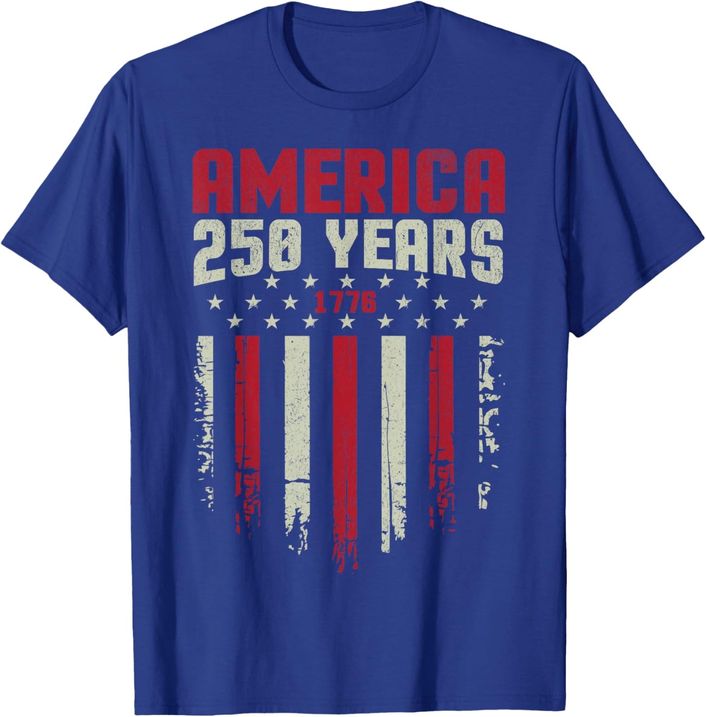 America Retro 250 Years 250th 250 Anniversary USA Shirt 1776 T-Shirt - T-Shirt | Royal
