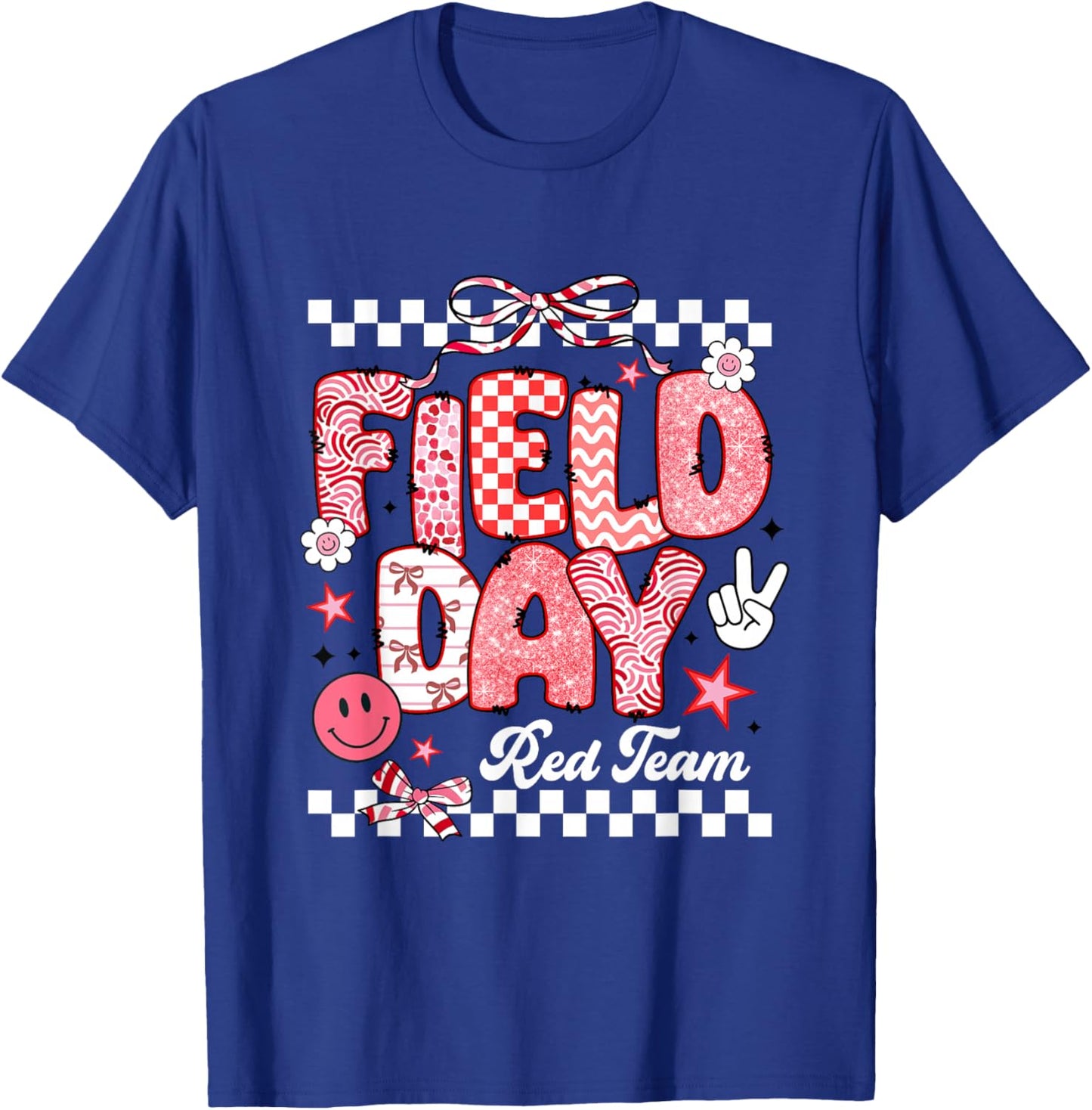 Red Team Field Day 2026 Let The Games Begin Teacher Kids T-Shirt - T-Shirt | Royal