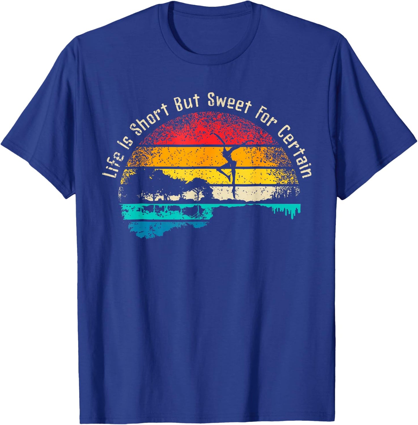 Life Is Short Guitar But Sweet For Certain T-Shirt - T-Shirt | Royal