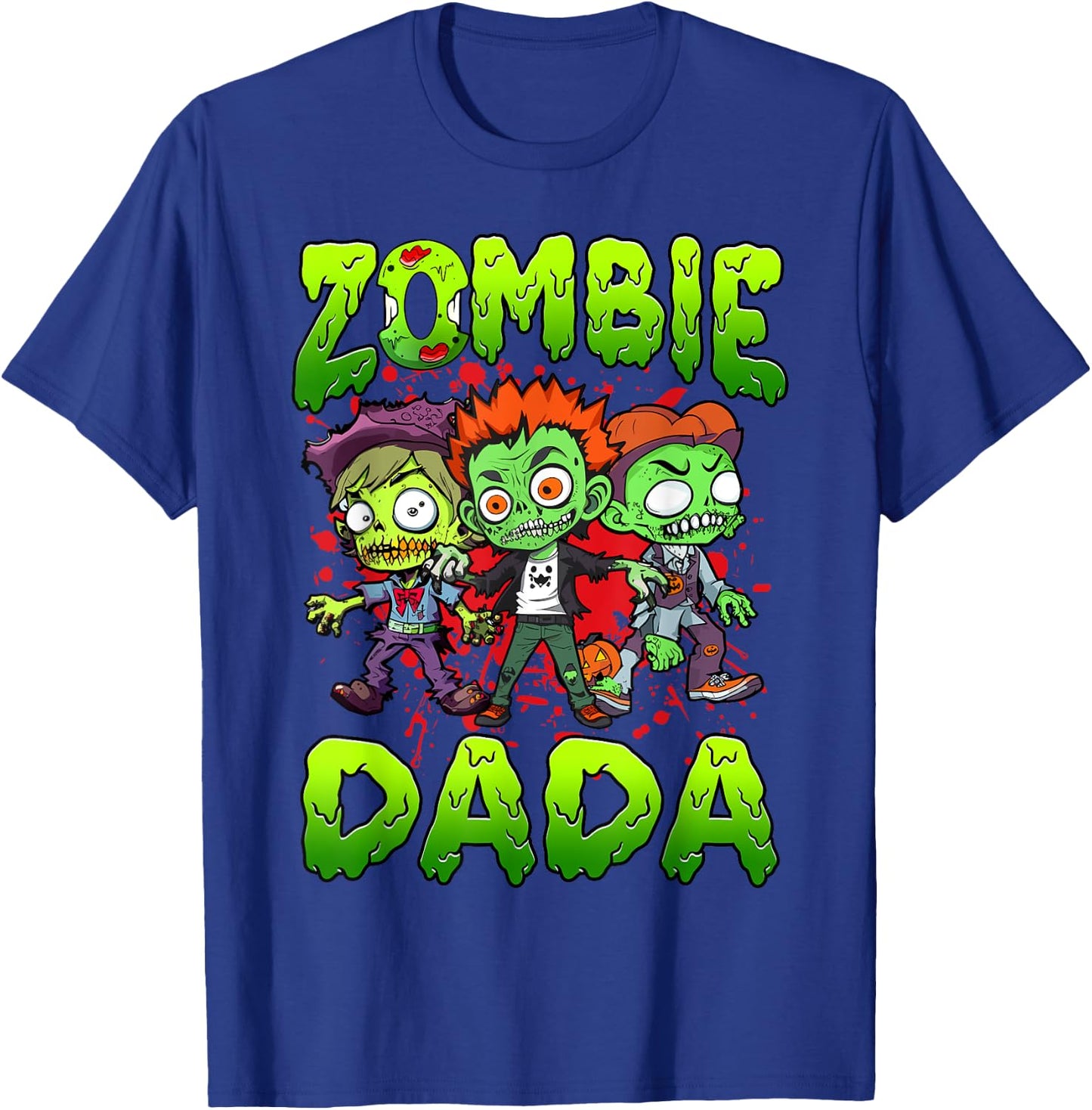 Zombie Dada Halloween Costume Family Matching T-Shirt - T-Shirt | Royal