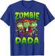 Zombie Dada Halloween Costume Family Matching T-Shirt - T-Shirt | Royal