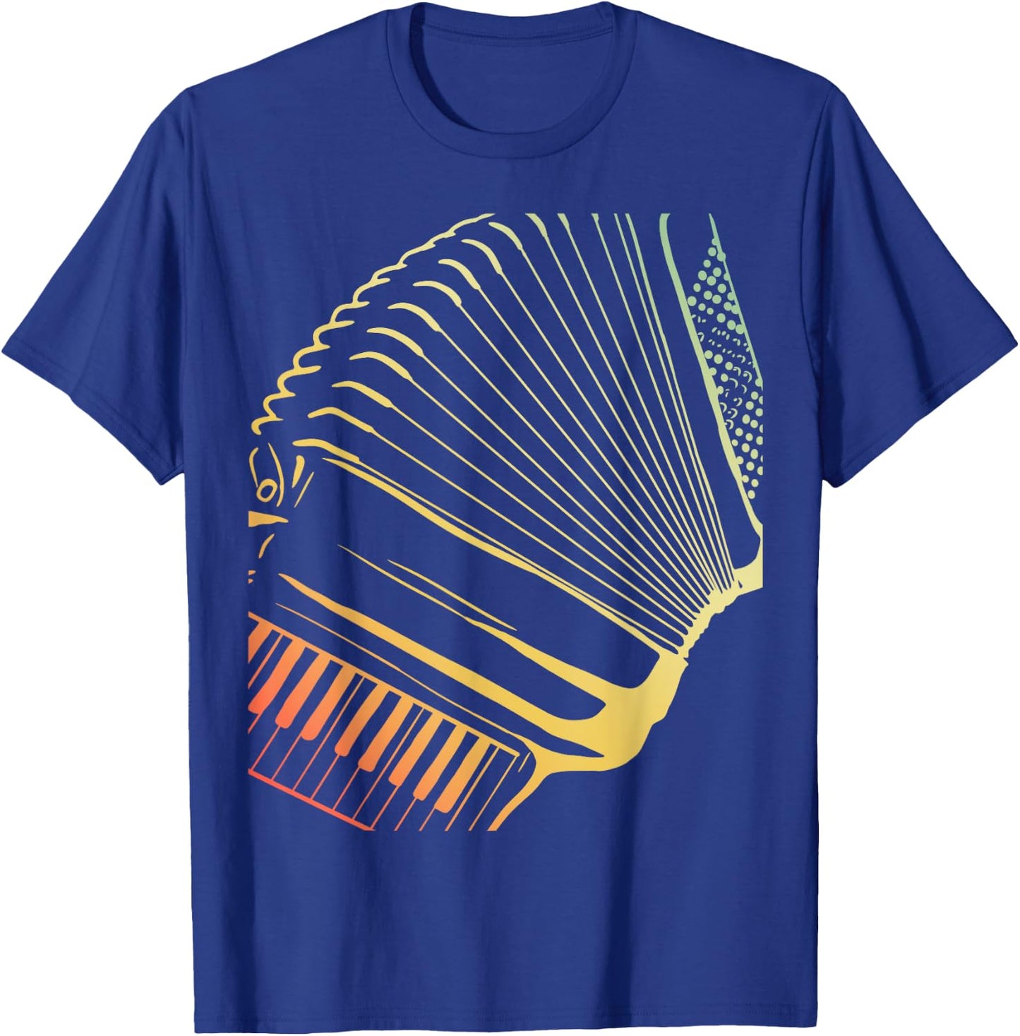 Retro Air Accordion T-Shirt - T-Shirt | Royal