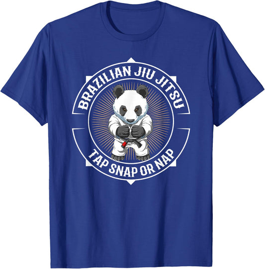 Jiu Jitsu Baby Panda in Gi - BJJ and Grappling T-Shirt - T-Shirt | Royal