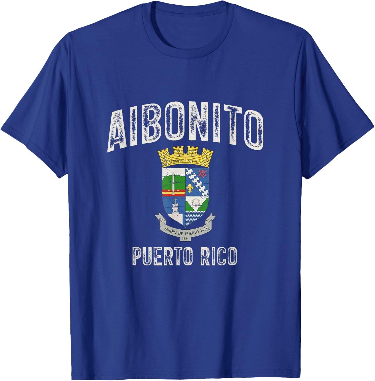 Aibonito City in Puerto Rico, Aibonito Armorial T-Shirt - T-Shirt | Royal