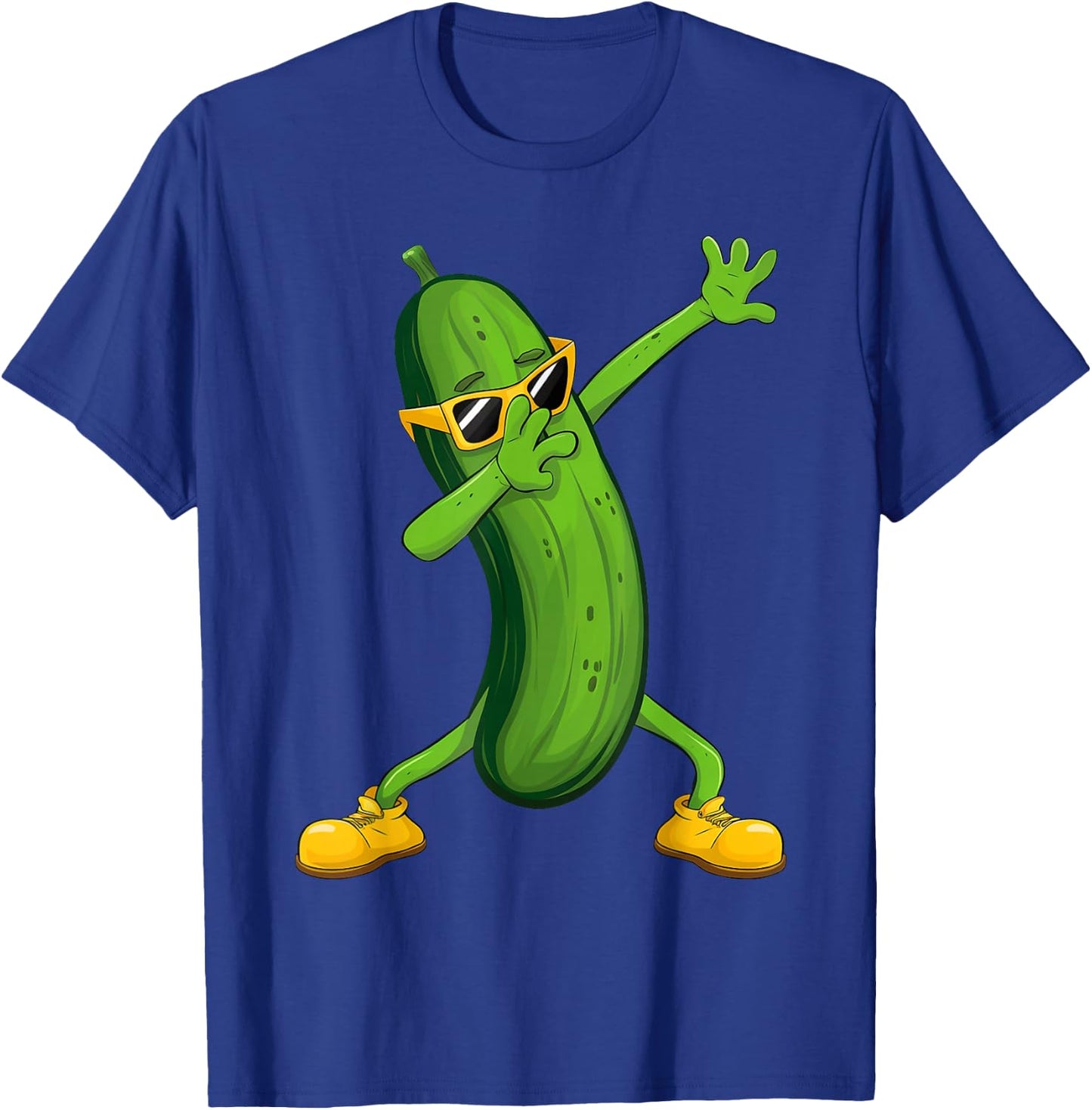 Dabbing Cucumber Dab Dance Pickle Gifts Kids T-Shirt - T-Shirt | Royal