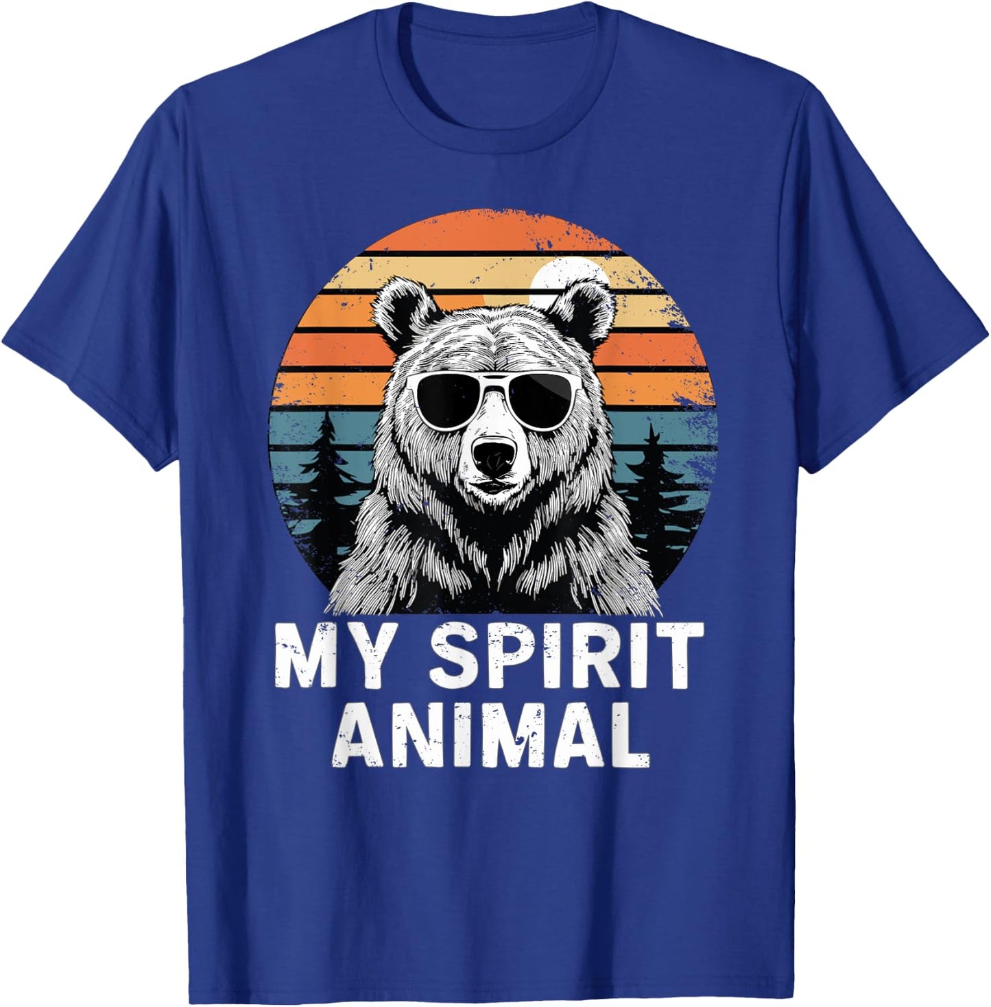 My Spirit Animal Bear Vintage T-Shirt - T-Shirt | Royal