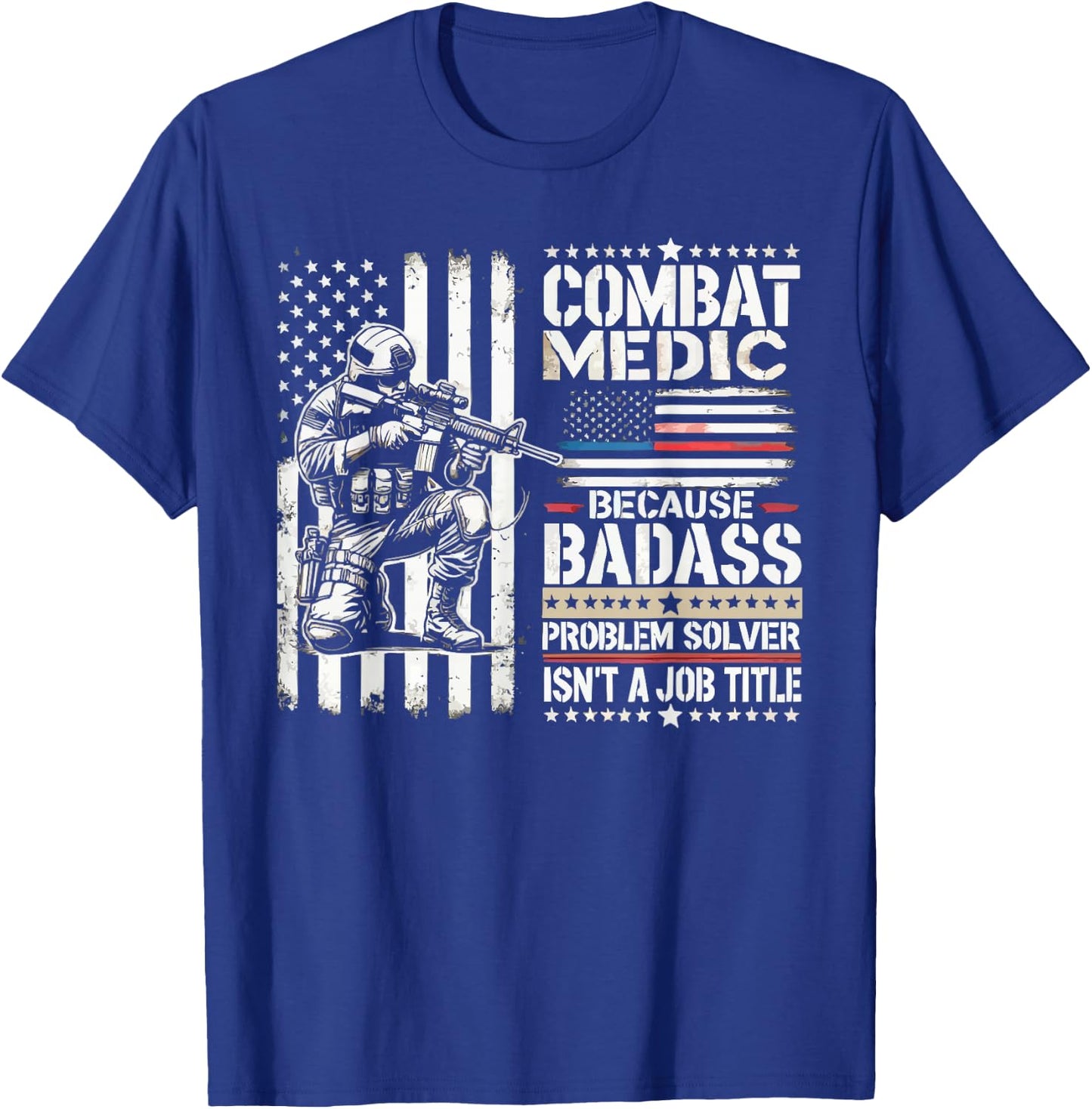 Combat Medic First Aid Field Medic Military T-Shirt - T-Shirt | Royal