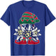 Edelweiss Elf Christmas Alps Hiking Switzerland Xmas T-Shirt - T-Shirt | Royal