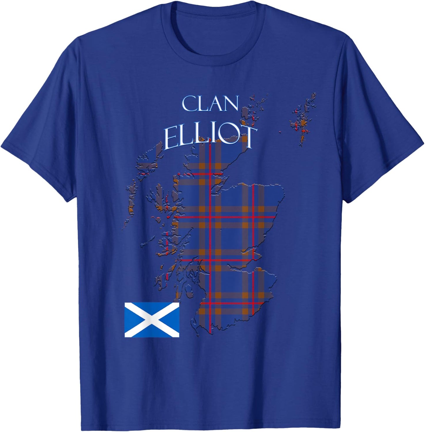 Elliot Scottish Clan Tartan Scotland T-Shirt - T-Shirt | Royal