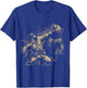 Bear Funny Man Punching Bear Retro Vintage Hunting Camping T-Shirt - T-Shirt | Royal