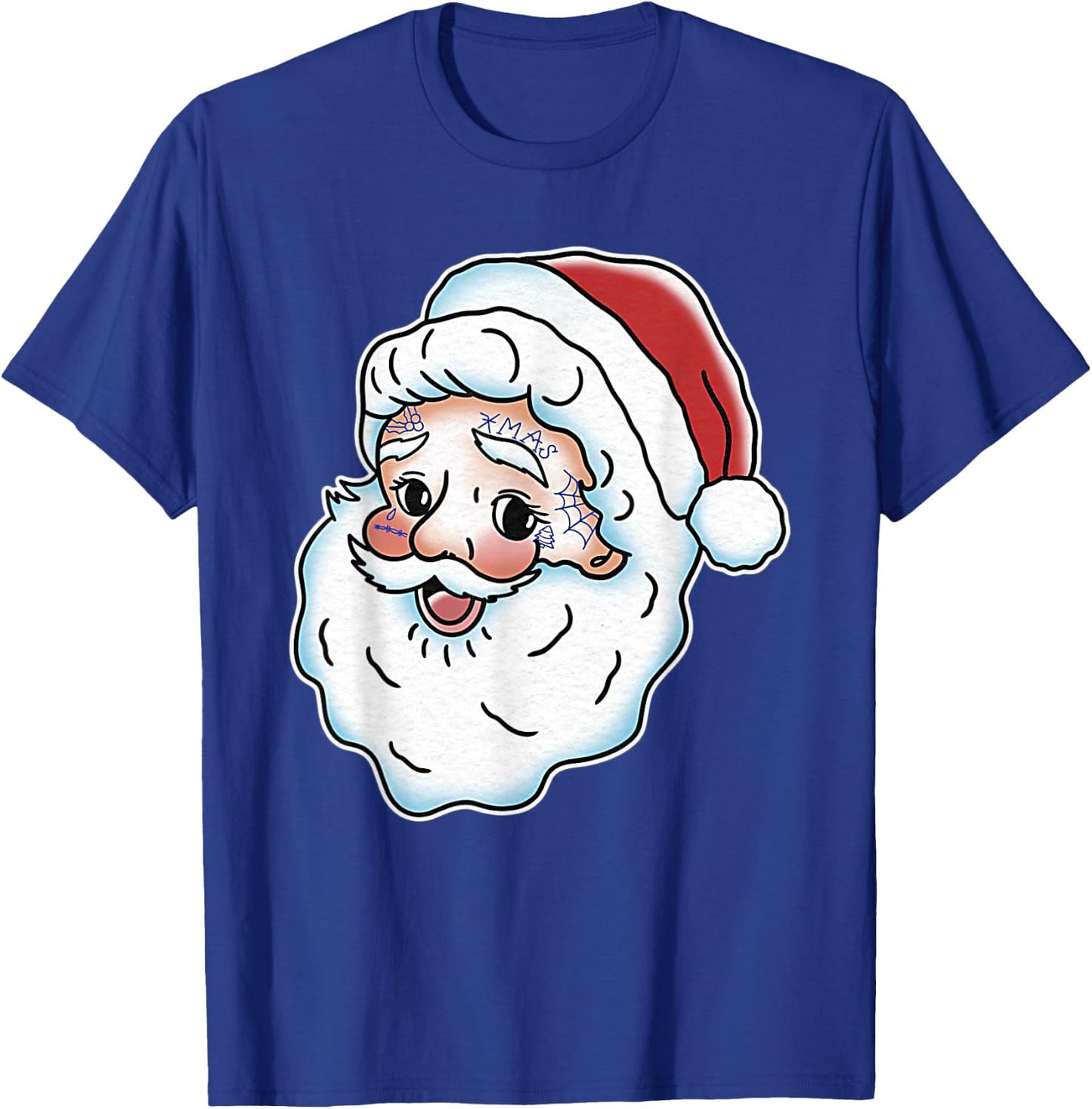 Santa Claus Tattoo T-Shirt - T-Shirt | Royal
