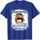 Apparently I Have an Attitude Who Knew Bleached Messy Bun T-Shirt - T-Shirt | Royal