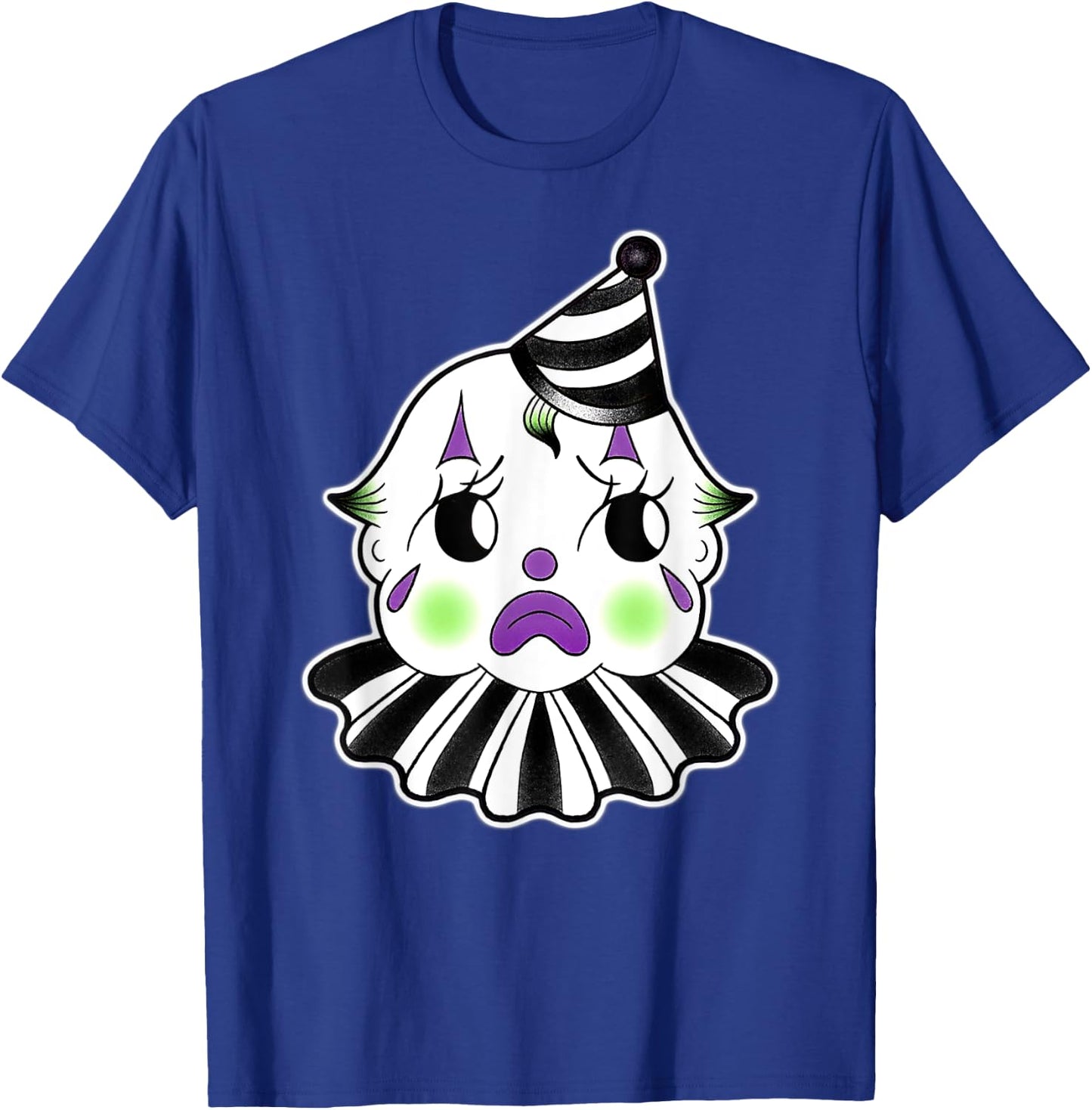 Urban Empyre Kewpie Baby Spooky Clown Sad Doll T-Shirt - T-Shirt | Royal