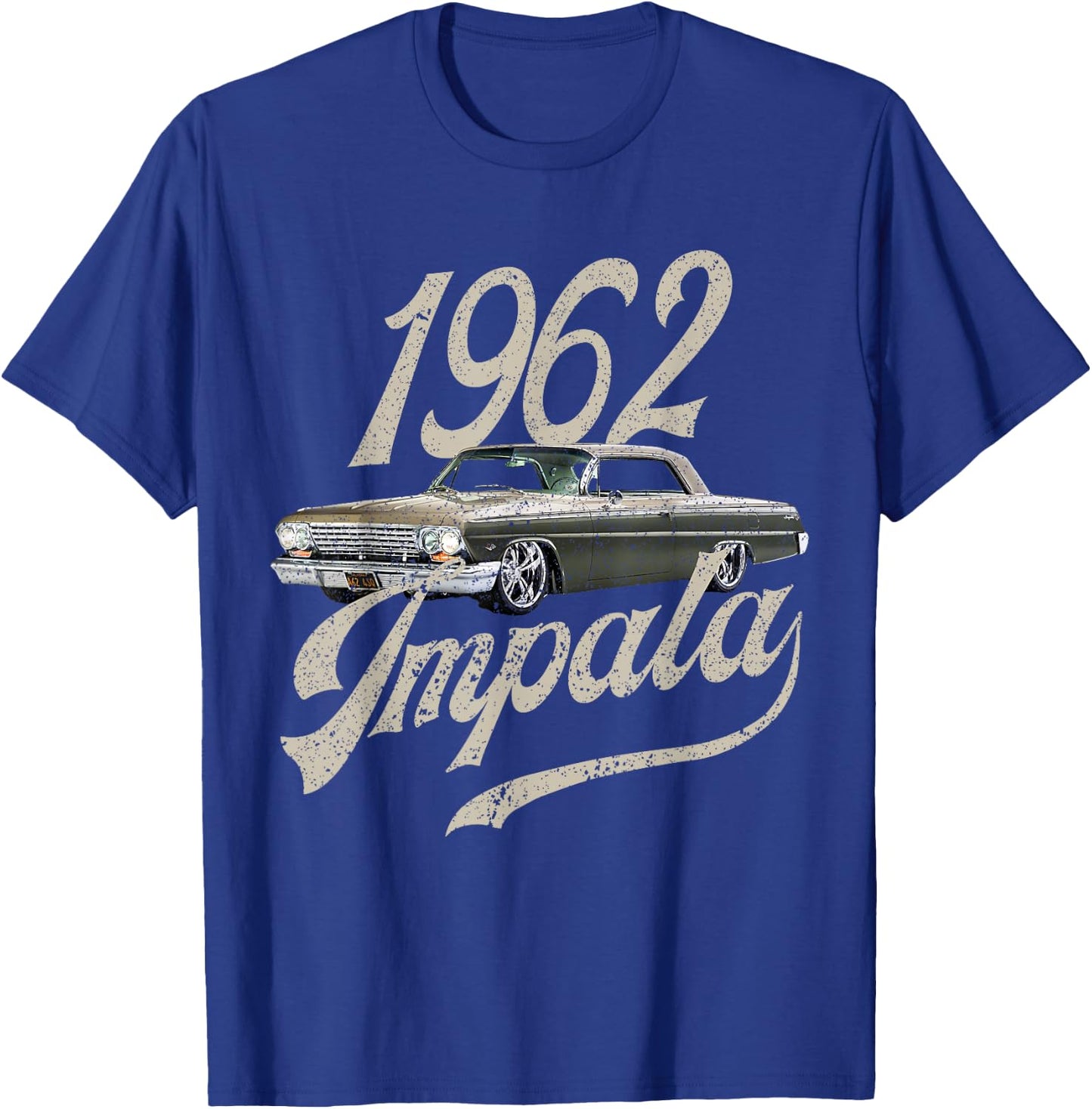 1962 Chevys Impala 60s T-Shirt - T-Shirt | Royal