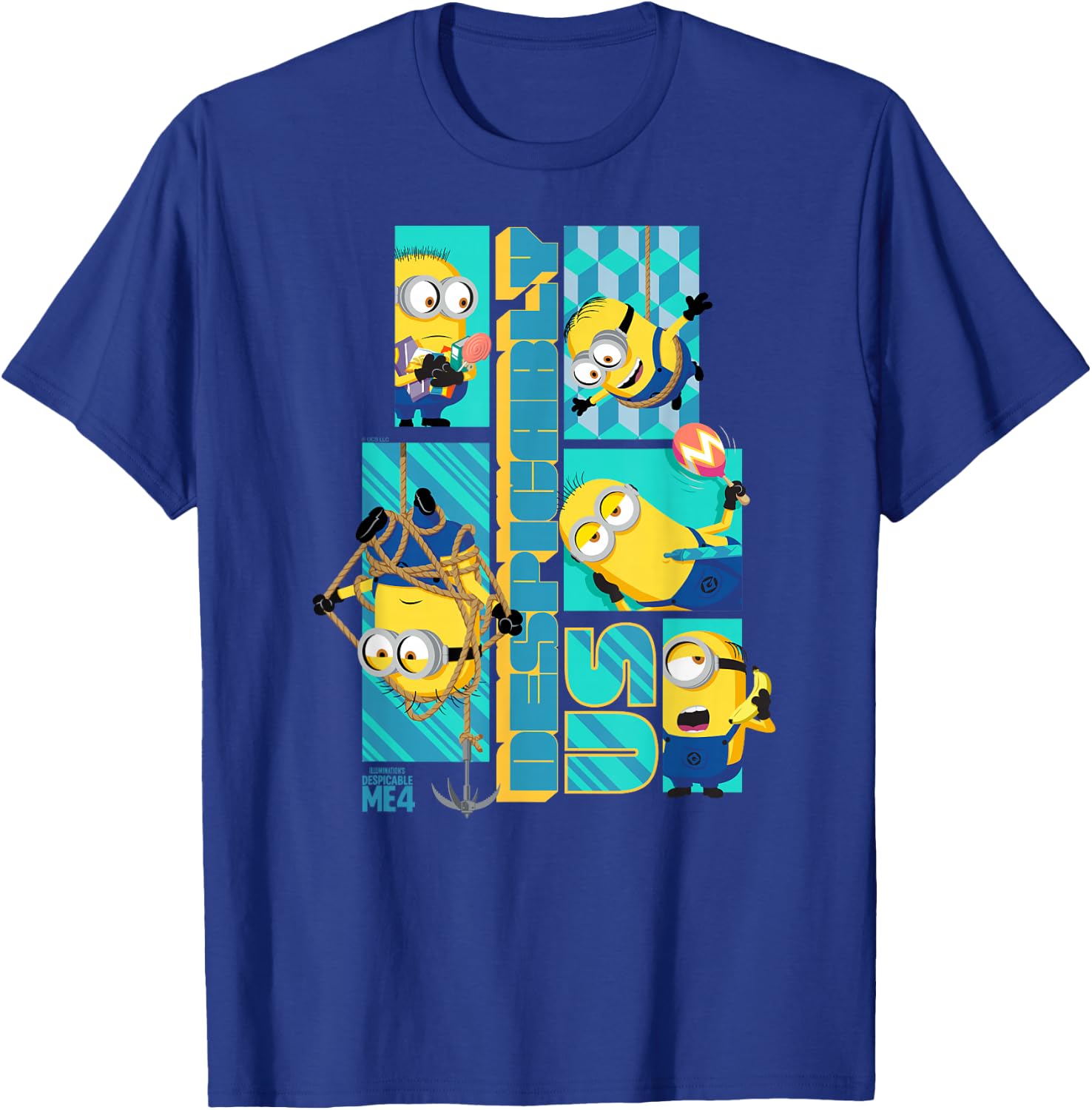 Minions Despicable Me 4 Despicably Us Minions T-Shirt - T-Shirt | Royal