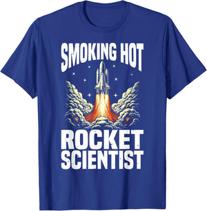 Aerospace engineer Rocket science T-Shirt - T-Shirt | Royal