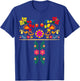 Traditional Mexican Flowers - Spanish Latina Mexican Pride T-Shirt - T-Shirt | Royal