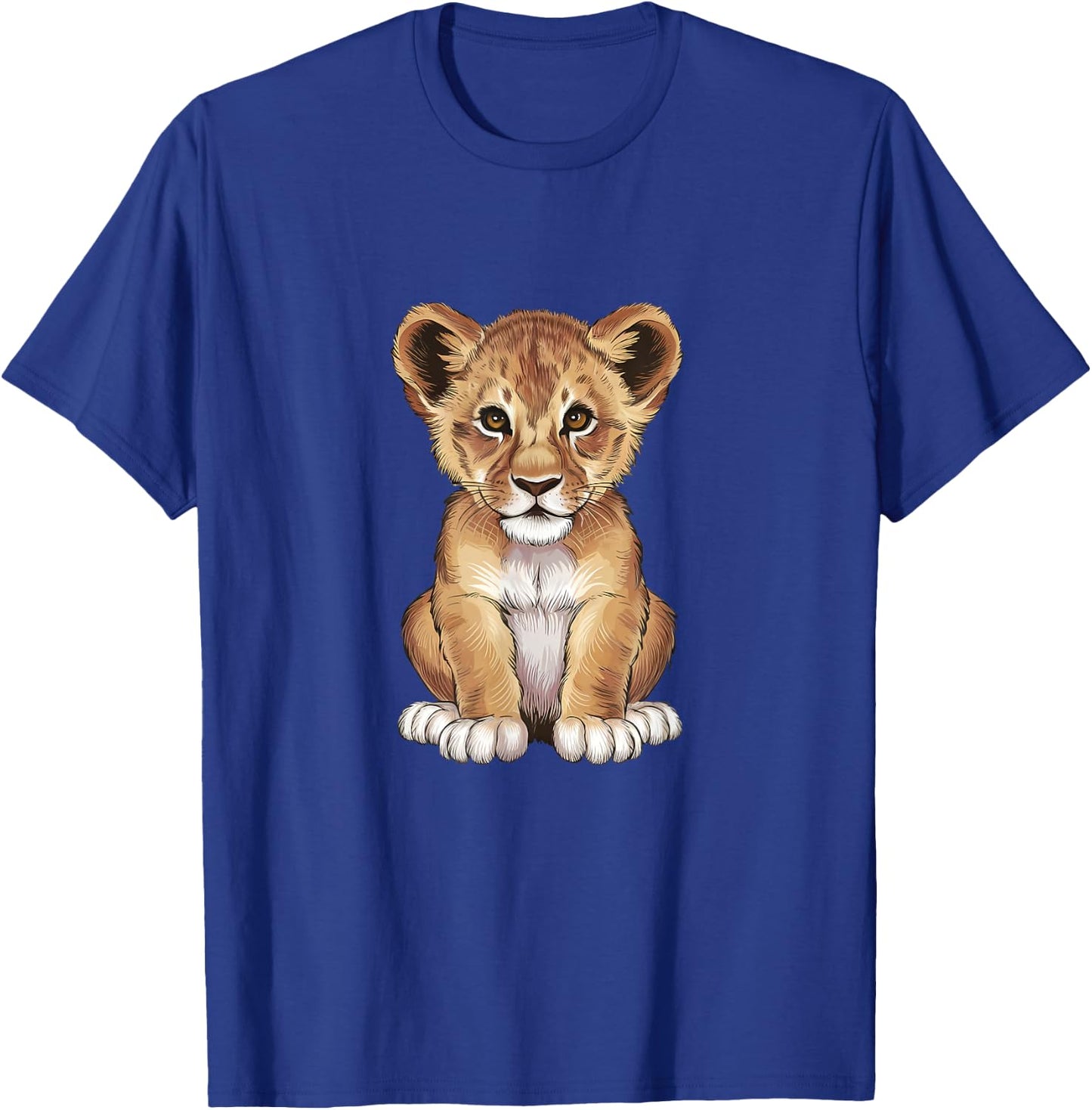 Lion Cub Design Lion Lovers Lion Shirt Boys And Girls Lions T-Shirt - T-Shirt | Royal
