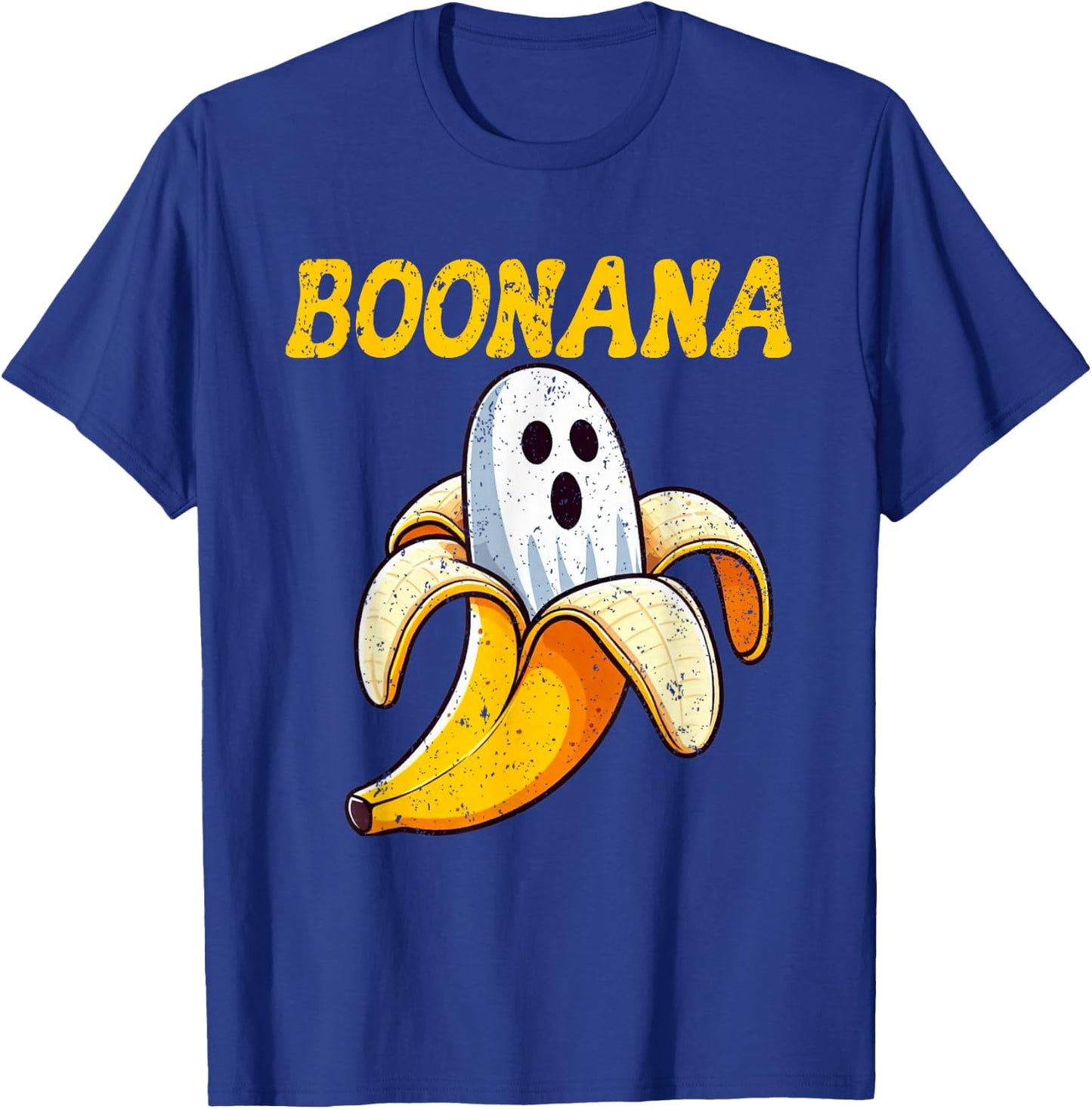 Boonana Cute Ghost Banana Halloween Costume Boys Girls Kids T-Shirt - T-Shirt | Royal