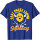 Retro Groovy Easy Peasy Lemon Squeezy Hello Summer Vacation T-Shirt - T-Shirt | Royal