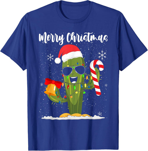 Merry Christmas Santa Cactus Succulent Plant Lover Xmas