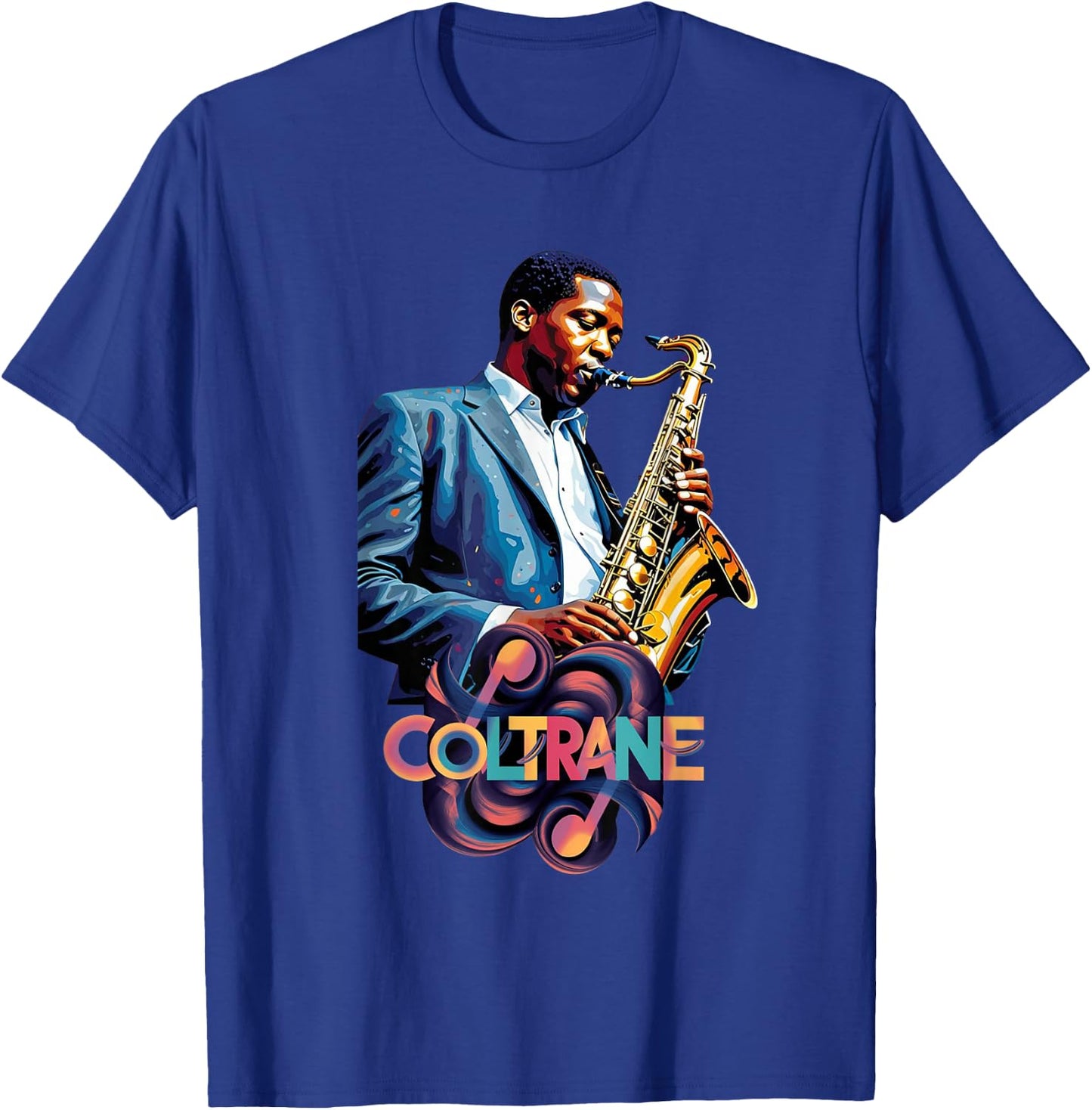 Yes, I Speak Coltrane - Jazz Music Lover T-Shirt - T-Shirt | Royal