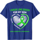 Green Non Hodgkins Lymphoma Cancer Awareness Shirt Son Gifts T-Shirt - T-Shirt | Royal