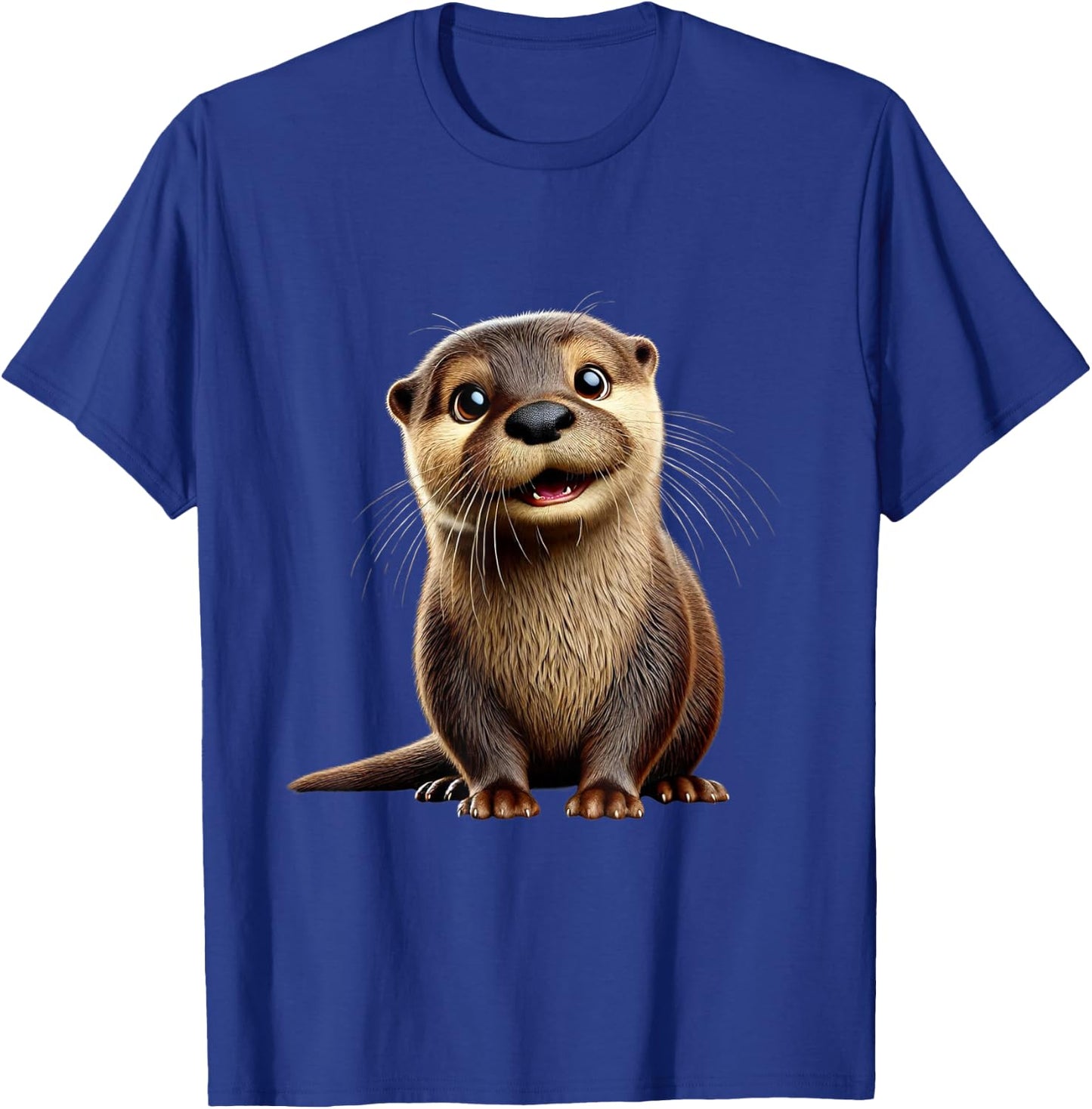 Adorable Otter T-Shirt - T-Shirt | Royal