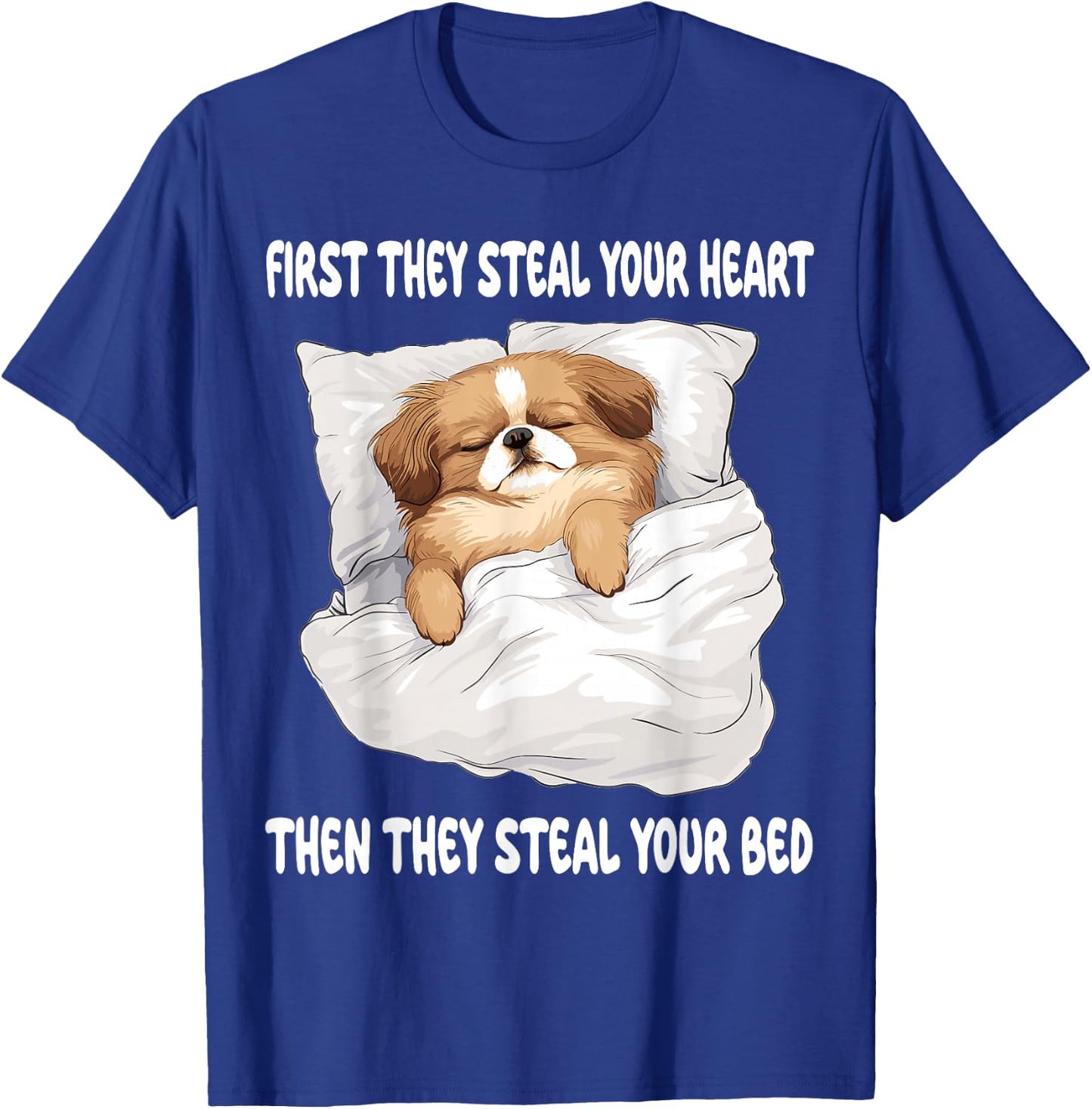 Pekingese Sleeping Pajamas Nightgown T-Shirt - T-Shirt | Royal