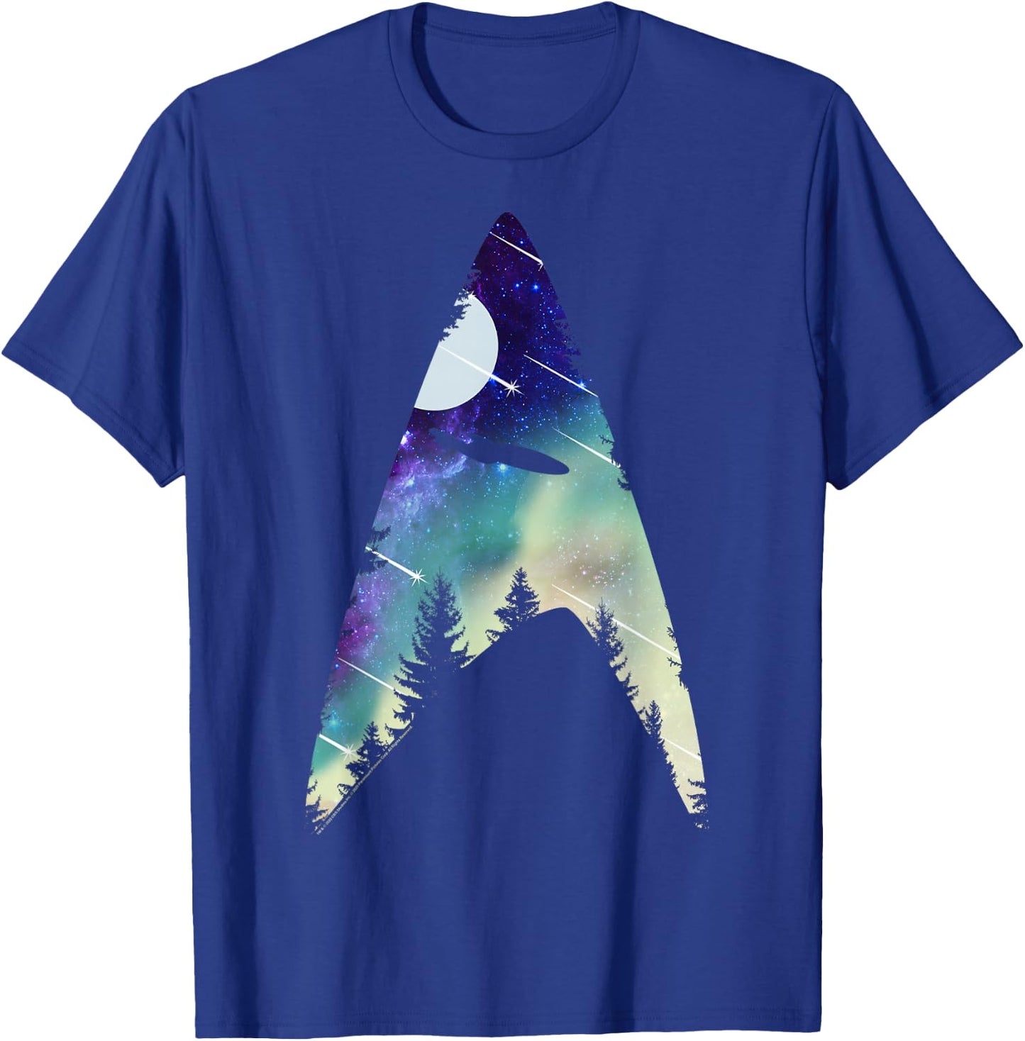 Star Trek: The Next Generation Starfleet Galactic Insignia T-Shirt - T-Shirt | Royal
