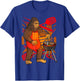 Bigfoot Cooking Grill BBQ Funny Gift Fun T-Shirt - T-Shirt | Royal