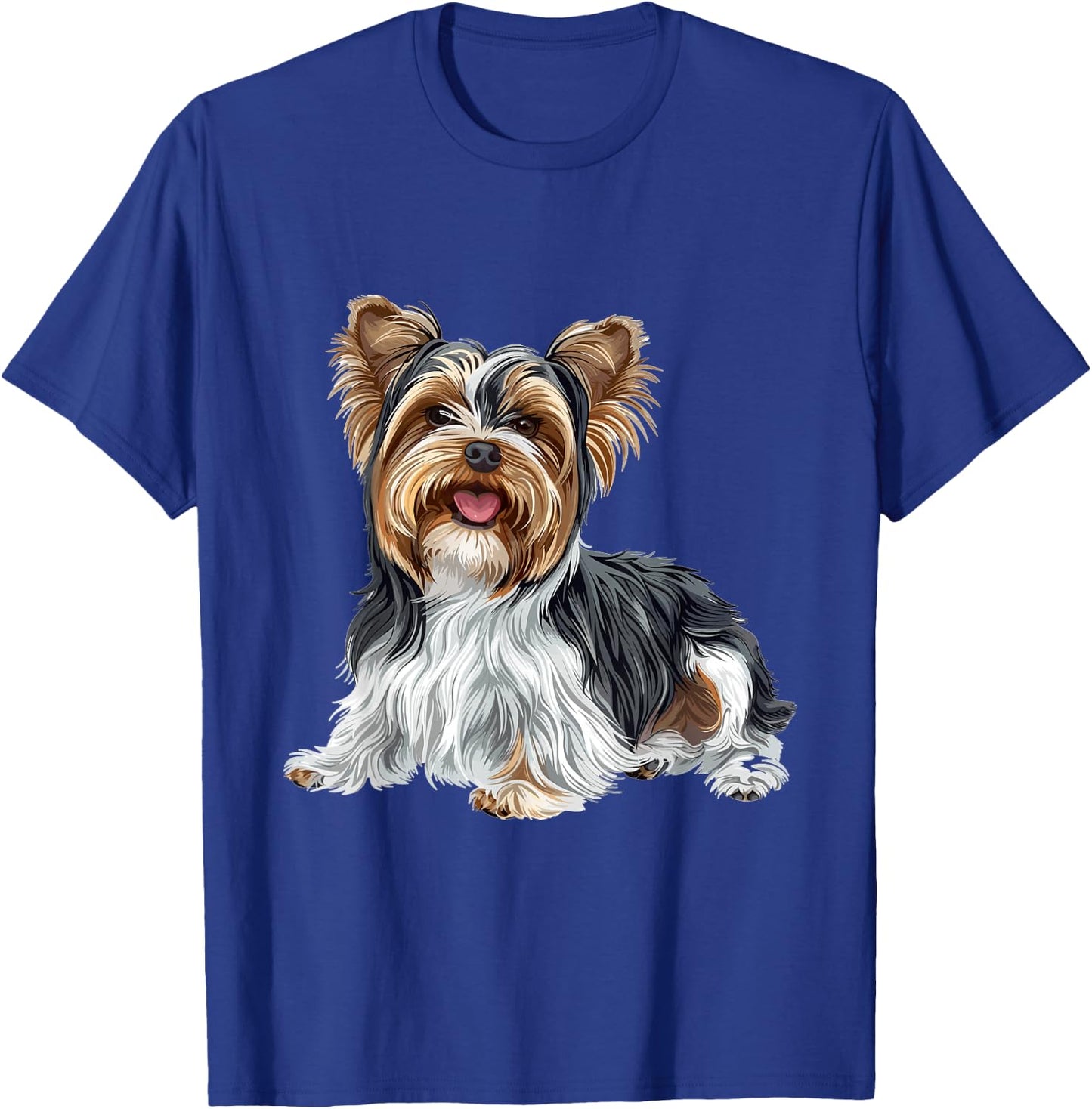Biewer Terrier Dog Breed Graphic T-Shirt - T-Shirt | Royal