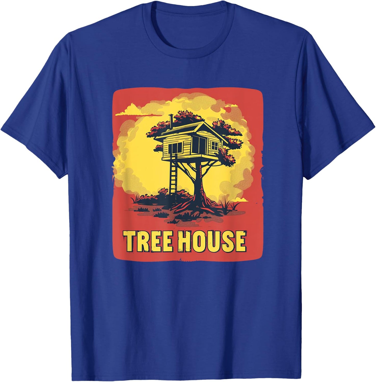 Happy Treehouse Outfit for Boys and Girls T-Shirt - T-Shirt | Royal