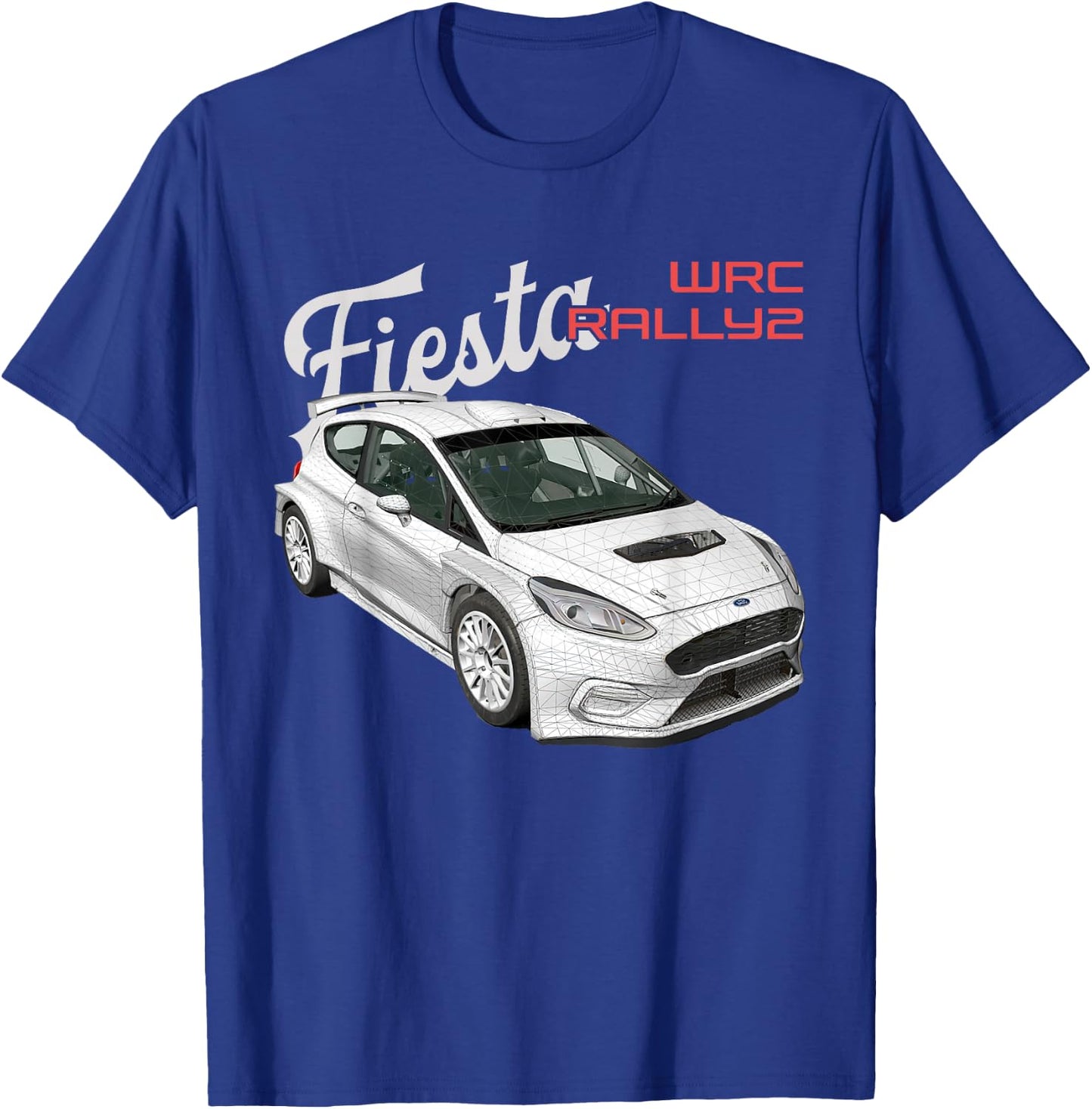 WRC Rally2 World Rally Sports Car T-Shirt - T-Shirt | Royal