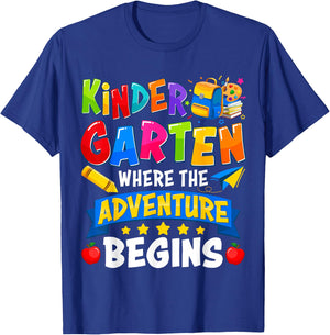 Back To School Kindergarten Teacher Women Kids T-Shirt - T-Shirt | Royal
