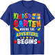 Back To School Kindergarten Teacher Women Kids T-Shirt - T-Shirt | Royal