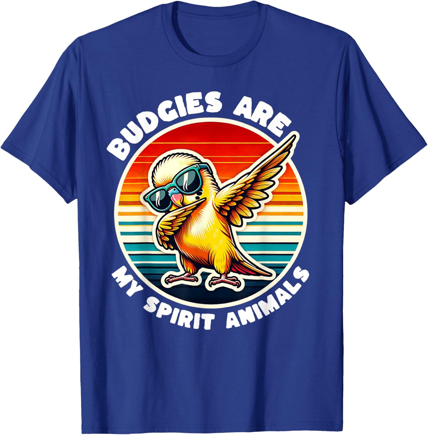 Funny Budgie Budgerigar Animal Budgie Budgerigar T-Shirt - T-Shirt | Royal