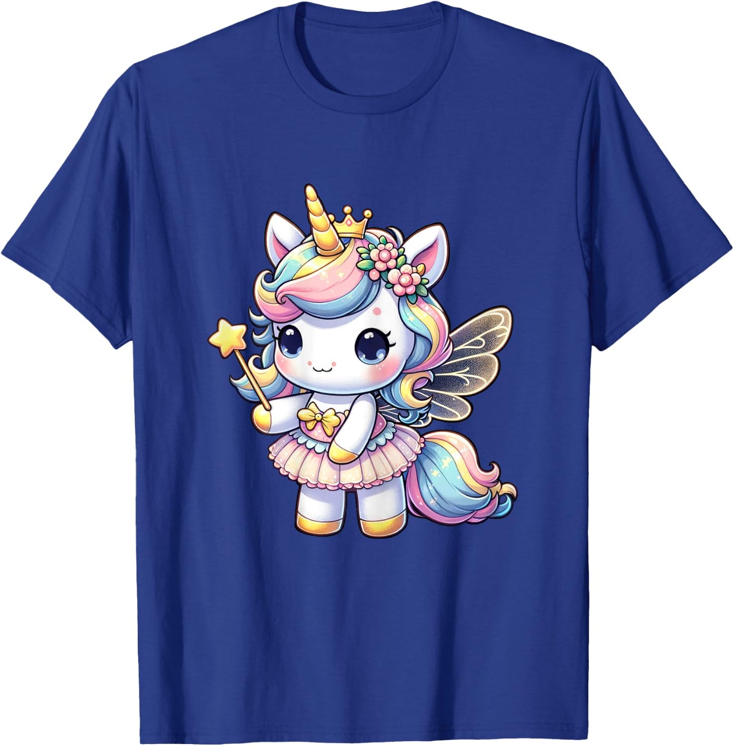 Unicorn Fairy Birthday Unicorn Party Girls Outfit T-Shirt - T-Shirt | Royal