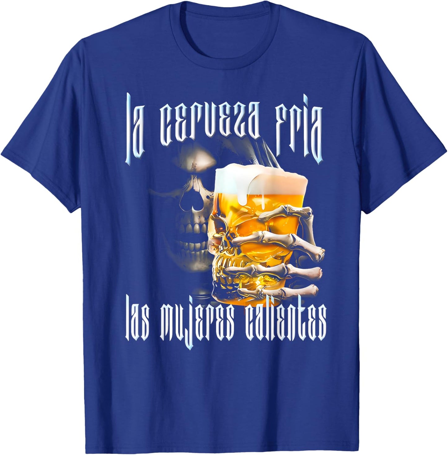 Frases Chidas Funny Mexicans Sarcasm Skull Sayings Hispanic T-Shirt - T-Shirt | Royal