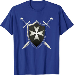 Knights Hospitaller Shield Symbol T-Shirt - T-Shirt | Royal