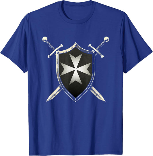 Knights Hospitaller Shield Symbol T-Shirt - T-Shirt | Royal