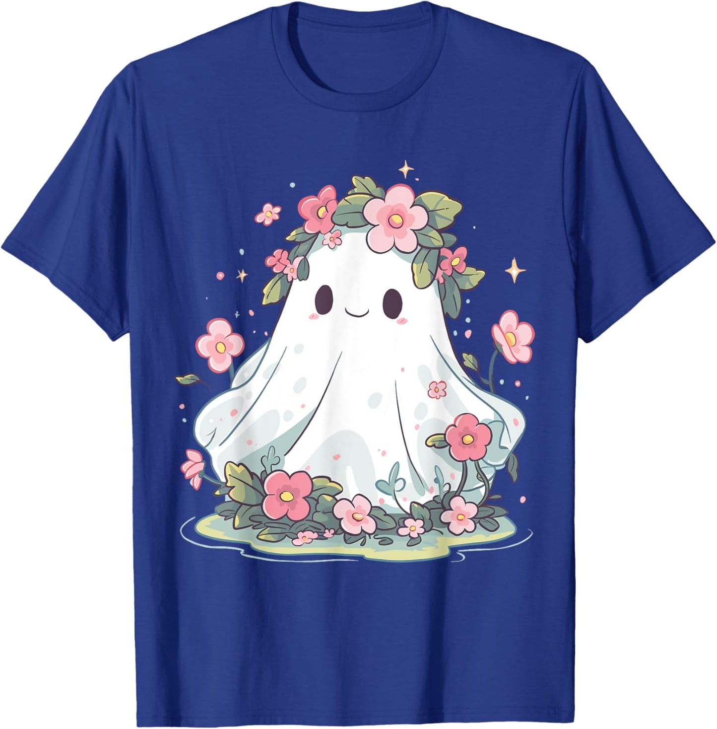 Halloween Ghost Flower Costume Women Girls Halloween T-Shirt - T-Shirt | Royal