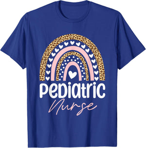 Pediatric Nurse PEDS Nursing Rainbow Appreciation Pediatric T-Shirt - T-Shirt | Royal